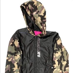 Sport, casual women camouflage printed jacket